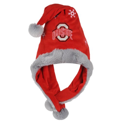 NCAA Ohio State Buckeyes Thematic Santa Hat