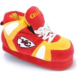 Kansas City Chiefs Slipper Size: 8-9.5, Color: Red / Yellow / White