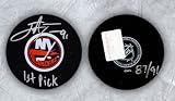 JOHN TAVARES NY Islanders Signed 'First Pick' PUCK #/91