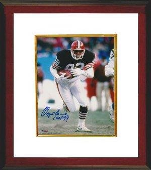 Autographed Ozzie Newsome Photo - 8x10 HOF99 Custom Framed - Autographed NFL Photos