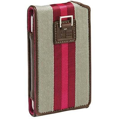 Case Logic Satin Strip Case for 80/120 GB iPod classic 6G (Tan/Pink)