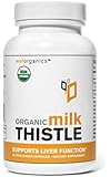 USDA Certified Organic Milk Thistle Extract 5:1 (Seed) (Vegetarian Capsules)