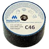 ABRASIVE STONE CUP, 4x 2x 46 GRIT
