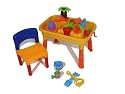 UKIC Sand and Water Play Table with Chair Lid and Accessories