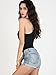 Choies Women's Cotton Blend Black Sexy Clubwear Scoop Neck Plain Bodysuit