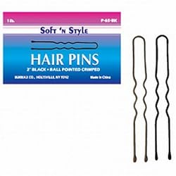 Soft 'N Style 2" Bronze Hair Pin 1 Lb Box