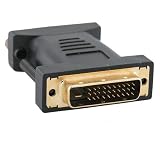 M1-D (P&D) Male to DVI-D Dual Link Female Adapter, Gold Plated