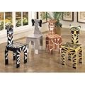 Safari Animal Children's Chairs - Set of 4