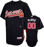 Atlanta Braves Jersey: Any Player Authentic Navy On-Field Batting Practice Jersey