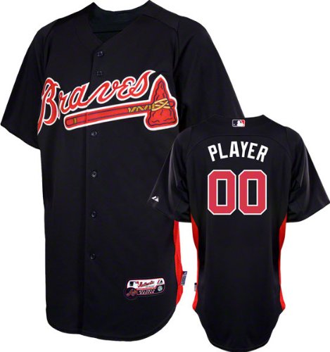 Atlanta Braves Jersey: Any Player Authentic Navy On-Field Batting Practice Jersey