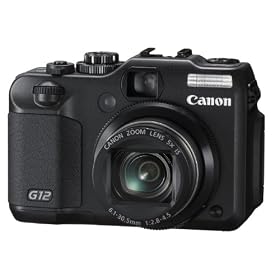 Canon �f�W�^���J���� PowerShot G12 PSG12 1000����f ���w5�{�Y�[�� �L�p28mm 2.8�^�o���A���O���t��