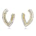 10K Yellow Gold 1.00 carat Diamond Earrings