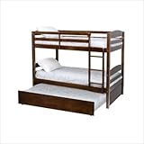 Million Dollar Baby Kids' Bailey Bunk Bed Trundle, Espresso