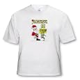 Rich Diesslins Cartoon Days of Christmas TCDC - Sean Boley Cartoon about Santa Sitting on a Gecko at Christmas - T-Shirts
