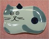 マンハッタナーズ群集猫　大皿　ぶちの画像