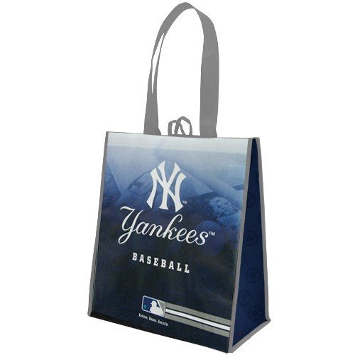 New York Yankees Navy Blue-Black Fade Reusable Tote Bag