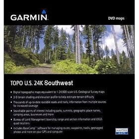 Garmin MapSource TOPO! US 24k Southwest Topographic Coverage of Utah, Colorado, Arizona, and New Mexico (DVD)