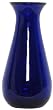 Spanish Large Recycled Cobalt Blue Glass Vase 16.5H"