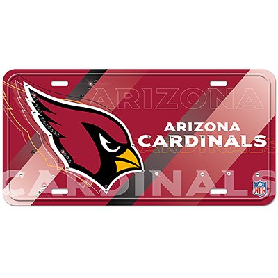 Arizona Cardinals Street Flair Plate