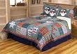 Snowy Fun King Quilt