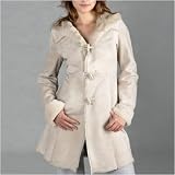 BGSD Women's Hooded Shearling Coat