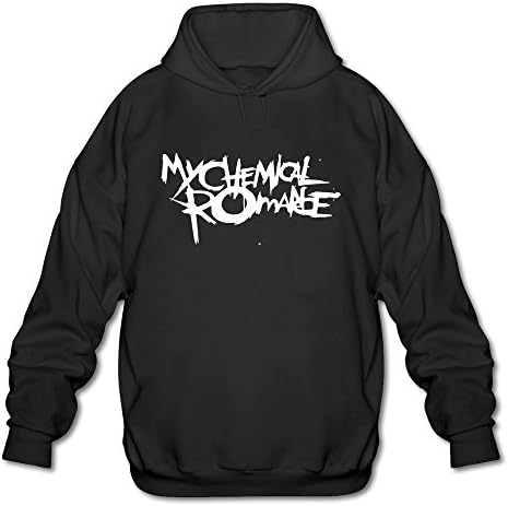 NSWET Men's MCR My Chemical Romance Hooded Sweatshirts Black