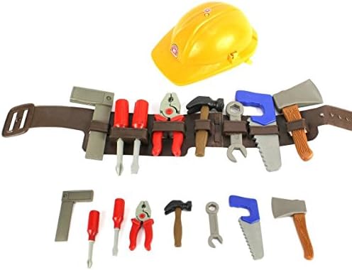 Lil Handy Boy Pretend Play Children's Toy Tool Belt Set, Perfect for Your Little Builder