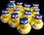 One Dozen (12) Patriotic 4th of July Rubber Duckys