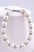 White Pearls w/ Sparkling Rondells Genuine Swarovski Pearls Bridal9 1/2 Inches Bracelets (BRAND NEW)
