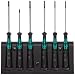 Wera Kraftform Micro Electronics Screwdriver Set and Rack, 6-Piece