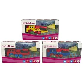 Eichhorn - Wooden Railway locomotive with sound Mally