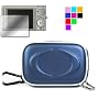 Sumac Brand Airfrom Ultra Slim Mini Digital Camera Case with Detachable Carabiner for Fuji Film Fujifilm Finepix Fujifilm Case Finepix Case(11 Color to Choose From) + Screen Protector KIT (Many Color Available)