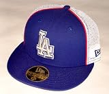 Los Angeles Dodgers New Era Mesh Fitted Hat NEW (7 5/8)
