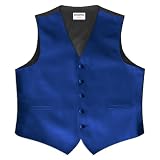 Royal Satin 5 Button Full Back Vest