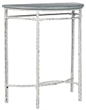 Safavieh American Home Collection Andrea Distressed Console Table, Pale Blue and White