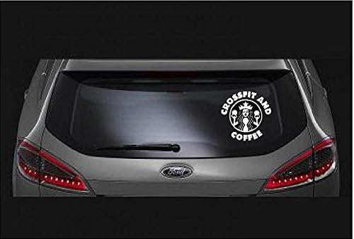 Crossfit and Coffee,custom Vinyl Decal/bumper Sticker for Windows,cars,trucks,macbooks.etc.#98097