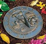Frog Sundial Verdigris