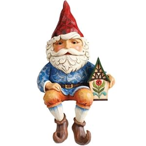 Jim Shore SITTING GARDEN GNOME FIGURINE 4012622 NIB by Jim Shore