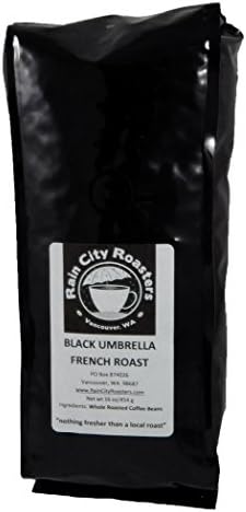Rain City Roasters Micro-Roasted Whole Bean Coffee 16oz "Black Umbrella" French Roast