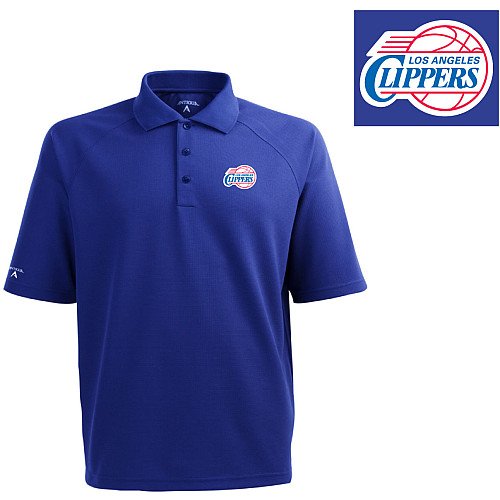 Antigua Los Angeles Clippers Whisper Xtra-Lite Polo