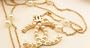 Faux Pearls Gro�e CC Anh�nger Gold-Tone Lange Halskette