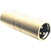 American Recorder (ART) XLR Male to XLR Male Adapter, Nickel