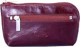 Leatherbay Women's Zip Around Key Chain Small Leather