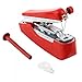 Mini Hand-Held Clothes Fabrics Sewing Machine (random color)