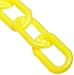 Mr. Chain Plastic Barrier Chain, Yellow, 2-Inch Link Diameter, 100-Foot Length (50002-100), 100 feet Length