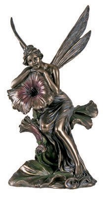 Art Nouveau - Fairy Morning Glory Statue- Magnificent!!