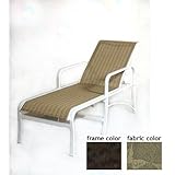 IMAGE OF Sunnibay Aluminum Sling Chaise Lounge With Terra Frame And C0752 Fabric