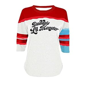 New Suicide Squad Harley Quinn Costume T-shirt (Small)