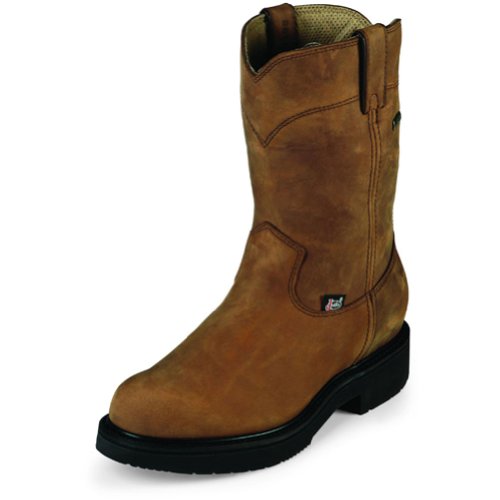 Men's JUSTIN BOOTS AGED BARK GORE-TEX 6604,8.5 EE US