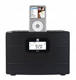 Dual - iBox - Station d'accueil pour iPod - Radio AM / FM - Radio r&eacute;veil - Ecran LCD - Subwoofer 20 W - Recharge iPod - Noir